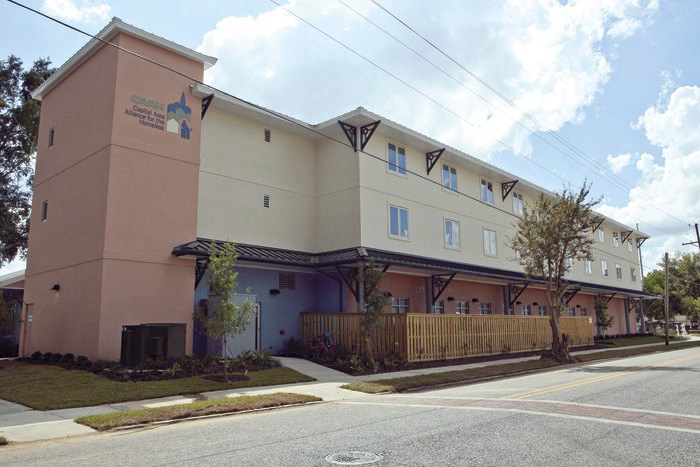 Gulf Coast Housing Partnership developed the One Stop Homeless Services Center