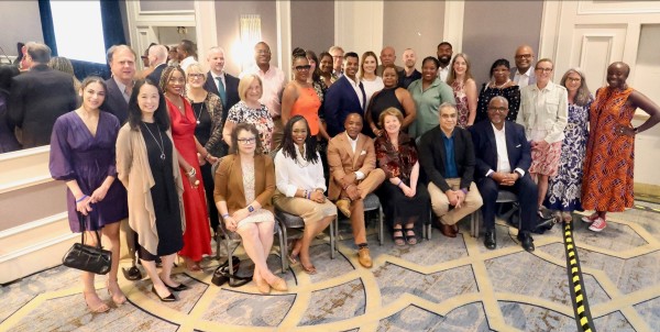 A wonderful mix of event attendees…CHC staff, board members, award winners, and friends captured together.