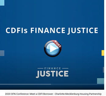 CDFIs Finance Justice Charlotte Meck and Cindy Holler intro